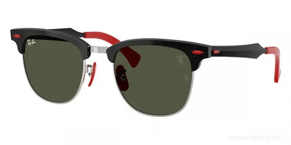 Lunettes de soleil Ray-Ban SCUDERIA FERRARI - RB3807M F11031 51 - Brushed Black on Silver Lunettes de soleil - Opticien-optométriste Lamtioui Fès Maroc