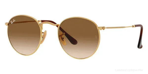 Lunettes de soleil Ray-Ban ROUND METAL - RB3447 001/51 50 - Gold - نظارات شمسية Lamtioui Fès فاس المغرب