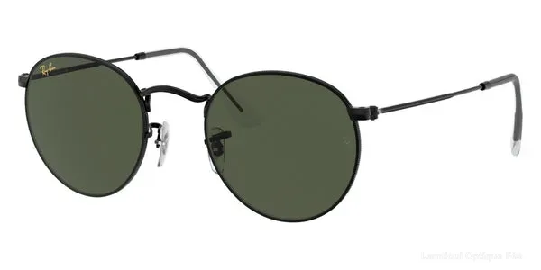 Lunettes de soleil Ray-Ban ROUND METAL - RB3447 919931 - Black - نضاضر شمس Ray-Ban Lamtioui Optique فاس