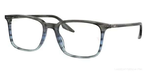 Lunettes de vue Ray-Ban RX5421 8254 53 - Striped Gray and Blue - Lamtioui Optique Fès