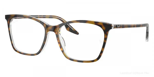 Lunettes de vue Ray-Ban RX5422 5082 52 - Havana on Transparent authentique Ray-Ban - Lunettes de vue Fès Lamtioui Optique