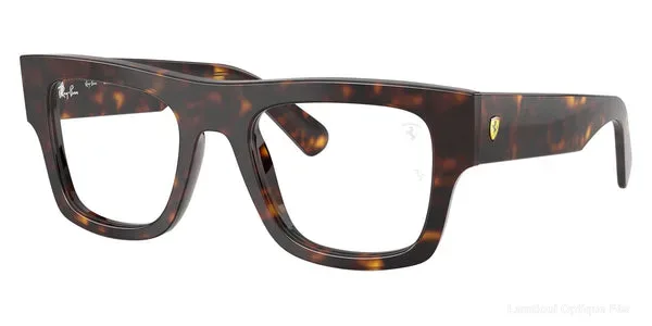 Lunettes de vue Ray-Ban SCUDERIA FERRARI - RX5517M F613 51 - Havana - نظارات طبية Lamtioui Fès فاس المغرب
