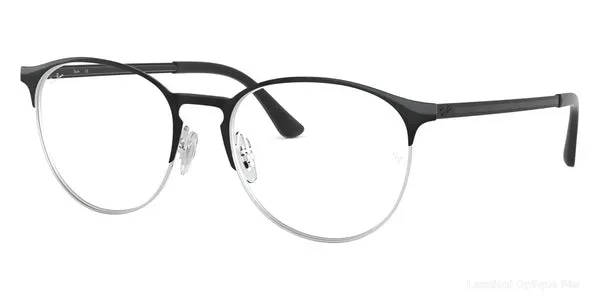 Lunettes de vue Ray-Ban RX6375 2861 51 - Black On Silver - Ray-Ban نظارات طبية فاس Lamtioui