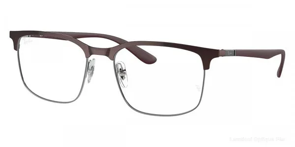 Lunettes de vue Ray-Ban RX6518 3162 55 - Brown on Gunmetal/Sand Dark Violet - نضارات طبية Ray-Ban Lamtioui Optique فاس