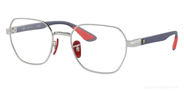 Lunettes de vue Ray-Ban SCUDERIA FERRARI - RX6594M F097 54 - Silver/Blue Lunettes de vue - Opticien-optométriste Lamtioui Fès Maroc