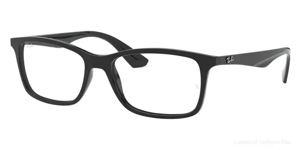 Lunettes de vue Ray-Ban RX7047 2000 54 - Black - Lamtioui Optique Fès