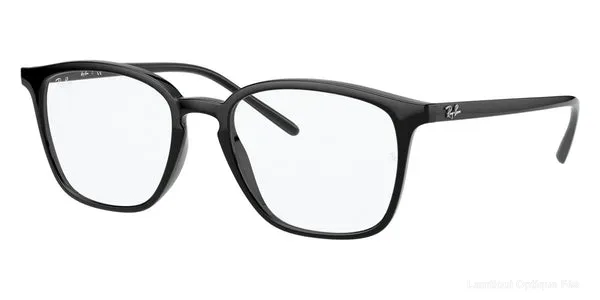 Lunettes de vue Ray-Ban RX7185 2000 52 - Black - نضارات طبية Ray-Ban Lamtioui Optique فاس