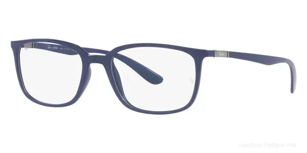 Lunettes de vue Ray-Ban RX7208 5207 52 - Matte Blue authentique Ray-Ban - Lunettes de vue Fès Lamtioui Optique