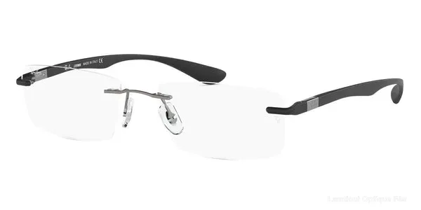 Lunettes de vue Ray-Ban RX8724 1128 54 - Matte Dark Gunmetal authentique Ray-Ban - Lunettes de vue Fès Lamtioui Optique