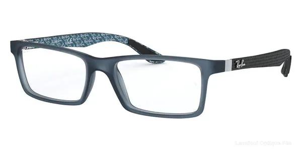 Lunettes de vue Ray-Ban RX8901 5262 55 - Demi Gloss Blue - Lamtioui Optique Fès