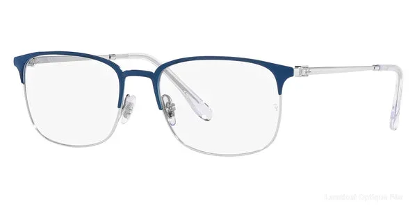 Lunettes de vue Ray-Ban RX6494 Blue on Silver - نضارات طبية Ray-Ban Lamtioui Optique فاس