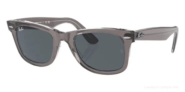 Lunettes de soleil Ray-Ban WAYFARER - RB2140 1355R5 - Gray on Transparent Lunettes de soleil - Opticien-optométriste Lamtioui Fès Maroc