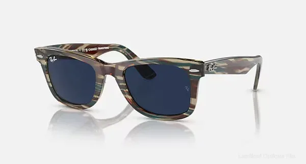 Lunettes de soleil Ray-Ban WAYFARER - RB2140 1387GG 50 - Photo Striped Gray - نضاضر شمس Ray-Ban Lamtioui Optique فاس