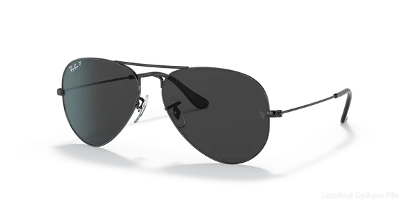 Lunettes de soleil Ray-Ban AVIATOR - RB3025 Total Black - نظارات شمسية Lamtioui Fès فاس المغرب