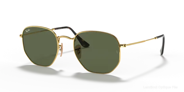 Lunettes de soleil Ray-Ban HEXAGONAL - RB3548N 001 51 Lunettes de soleil - Opticien-optométriste Lamtioui Fès Maroc