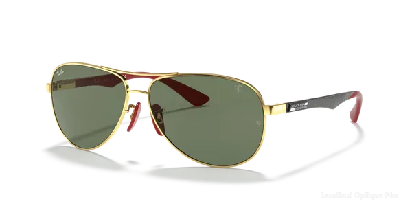Lunettes de soleil Ray-Ban CARBON FIBRE SCUDERIA FERRARI - RB8313M F00871 61 authentique Ray-Ban - Lunettes de soleil Fès Lamtioui Optique