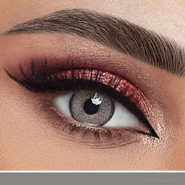 Lentilles de couleur Rosa Belle Colored Lenses (GRAY KNIGHT) - Monthly - Pack of 2 - Rosa Belle عدسات ملونة فاس Lamtioui