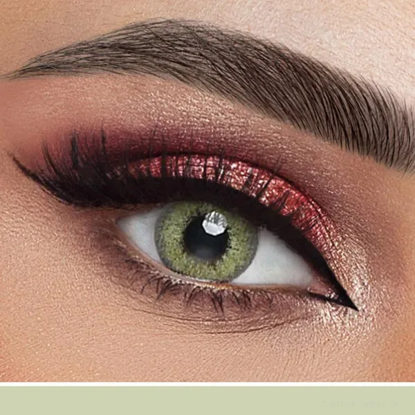 Lentilles de couleur Rosa Belle Colored Lenses (LIME LIGHT) - Monthly - Pack of 2 - Lamtioui Optique Fès