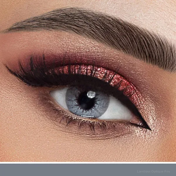Lentilles de couleur Rosa Belle Colored Lenses (SILVER ROSE) - Monthly - Pack of 2 - Rosa Belle عدسات ملونة فاس Lamtioui