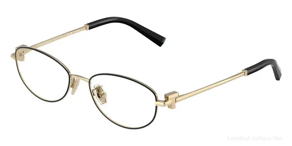 Lunettes de vue Tiffany TF1162TD 6164 52 - Black on Pale Gold - نظارات طبية Lamtioui Fès فاس المغرب
