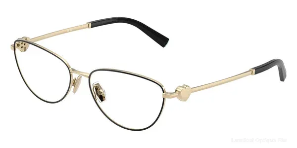Lunettes de vue Tiffany TF1164B 6164 54 - Black on Pale Gold - Tiffany نظارات طبية فاس Lamtioui