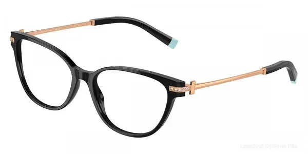 Lunettes de vue Tiffany TF2223B 8001 54 - Black/Rose Gold - نظارات طبية Lamtioui Fès فاس المغرب