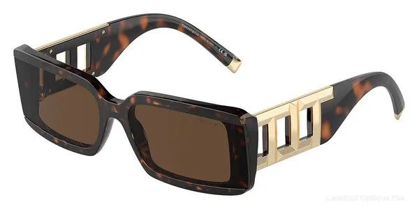 Lunettes de soleil Tiffany TF4197 80153G 62 - Havana/Pale Gold Default Title Fès Maroc