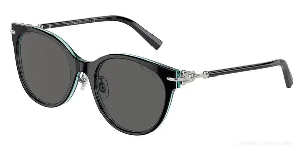 Lunettes de soleil Tiffany TF4223D 8285S4 54 - Black on Crystal Tiffany Blue نضاضر شمس Tiffany - Opticien-optométriste فاس