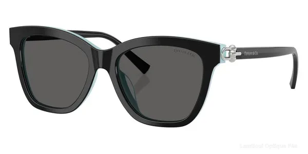 Lunettes de soleil Tiffany TF4241D 8055S4 54 - Black on Tiffany Blue - Tiffany نظارات شمسية فاس Lamtioui