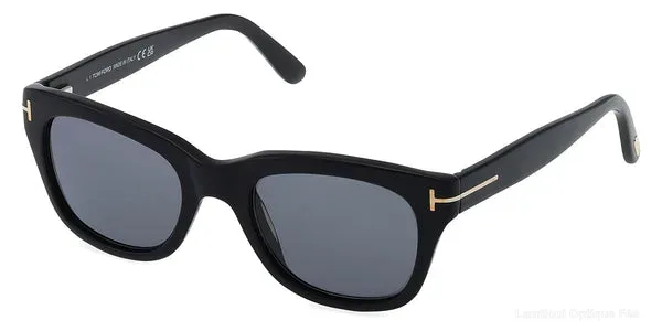 Lunettes de soleil Tom Ford SNOWDON - FT0237 01D 52 - Shiny Black Lunettes de soleil - Opticien-optométriste Lamtioui Fès Maroc