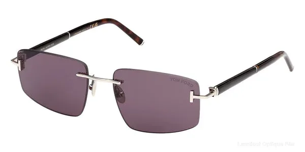 Lunettes de soleil Tom Ford FT1126-P 16A 56 - Shiny Palladium Lunettes de soleil - Opticien-optométriste Lamtioui Fès Maroc