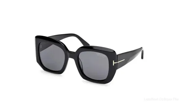 Lunettes de soleil Tom Ford CARLA - FT1220 01D 52 authentique Tom Ford - Lunettes de soleil Fès Lamtioui Optique