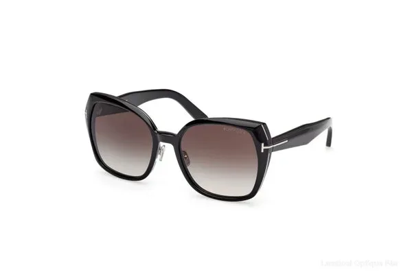 Lunettes de soleil Tom Ford PLUM - FT1223 01B 58 - نظارات شمسية Lamtioui Fès فاس المغرب