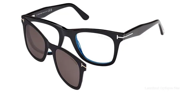 Lunettes de vue Tom Ford CLIP-ON - FT5970-B 001 50 - نضارات طبية Tom Ford Lamtioui Optique فاس