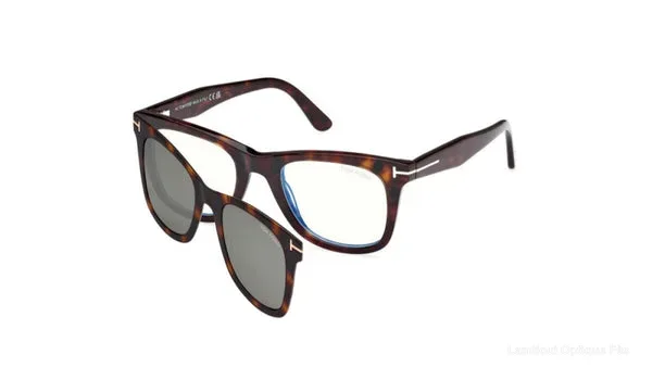 Lunettes de vue Tom Ford CLIP-ON - FT5970-B 52 50 authentique Tom Ford - Lunettes de vue Fès Lamtioui Optique