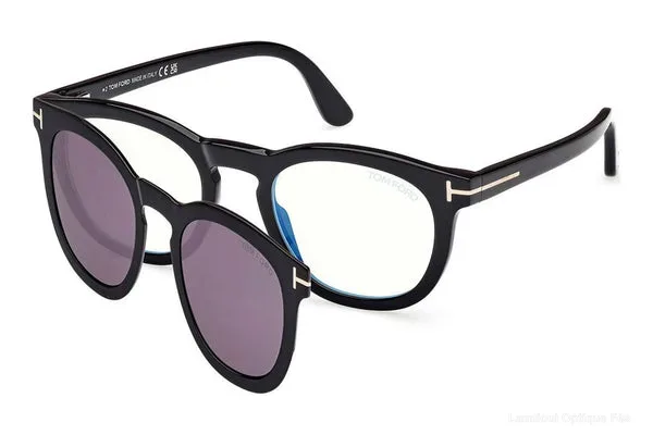 Lunettes de vue Tom Ford CLIP-ON - FT5993-B 005 50 - نضارات طبية Tom Ford Lamtioui Optique فاس