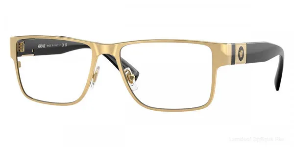 Lunettes de vue Versace VE1274 1002 55 - Gold/Black - Versace نظارات طبية فاس Lamtioui