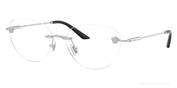 Lunettes de vue Versace VE1305 1000 55 - Silver - نظارات طبية Lamtioui Fès فاس المغرب