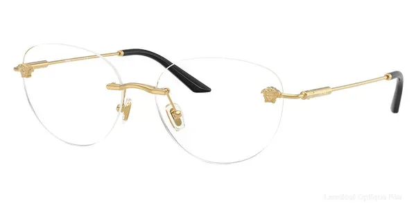 Alternative Lunettes de vue Versace VE1305 1002 55 - Gold Versace - Fès Maroc