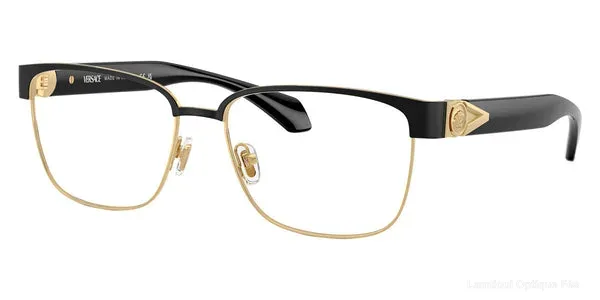 Lunettes de vue Versace VE1306 1436 57 - Matte Black/Black نضارات طبية Versace - Opticien-optométriste فاس