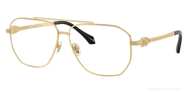 Lunettes de vue Versace VE1307 1002 59 - Gold - نظارات طبية Lamtioui Fès فاس المغرب