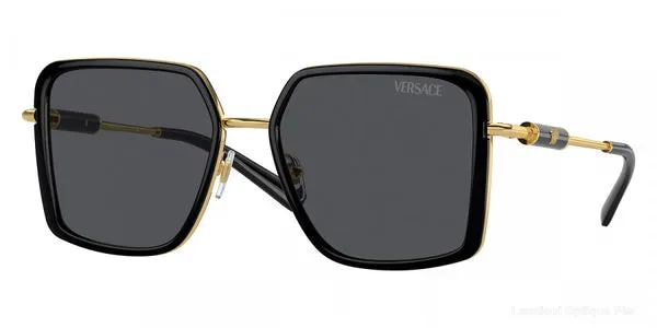 Lunettes de soleil Versace VE2261 100287 56 - Black - نضاضر شمس Versace Lamtioui Optique فاس