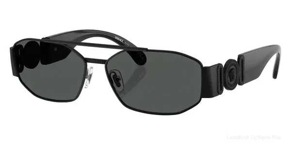 Lunettes de soleil Versace VE2287 126187 58 - Matte Black نضاضر شمس Versace - Opticien-optométriste فاس