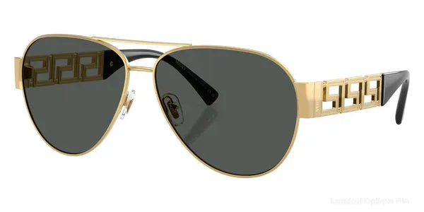 Lunettes de soleil Versace VE2289 100287 61 - Gold نضاضر شمس Versace - Opticien-optométriste فاس