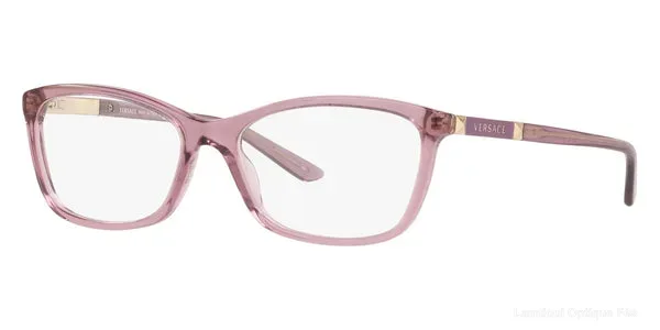 Lunettes de vue Versace VE3186 5279 54 - Transparent Violet authentique Versace - Lunettes de vue Fès Lamtioui Optique