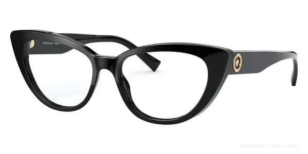 Alternative Lunettes de vue Versace VE3286 GB1 54 - Black Versace - Fès Maroc