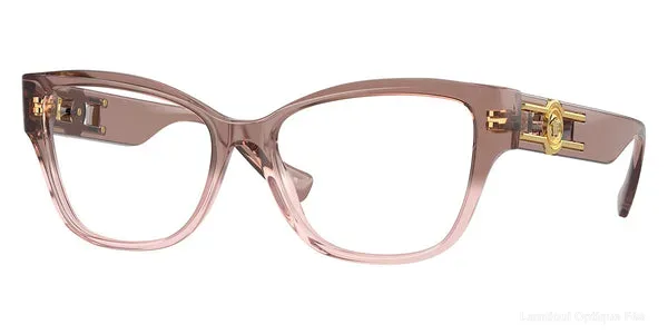 Lunettes de vue Versace VE3347 5435 54 - Pink Transparent - Lamtioui Optique Fès