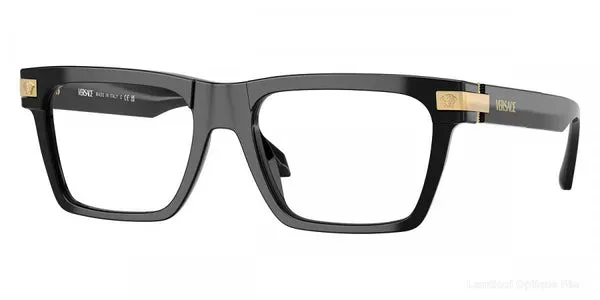 Lunettes de vue Versace VE3354 GB1 53 - Black Lunettes de vue - Opticien-optométriste Lamtioui Fès Maroc