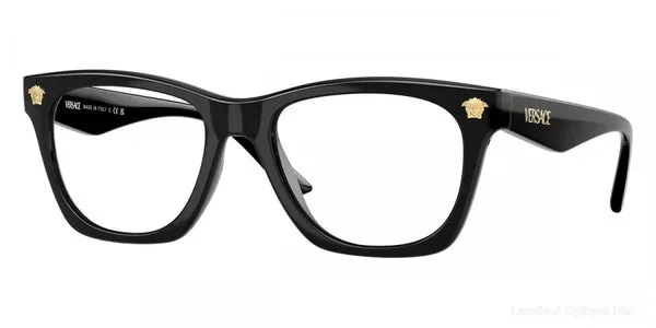 Lunettes de vue Versace VE3363U GB1 52 - Black نضارات طبية Versace - Opticien-optométriste فاس