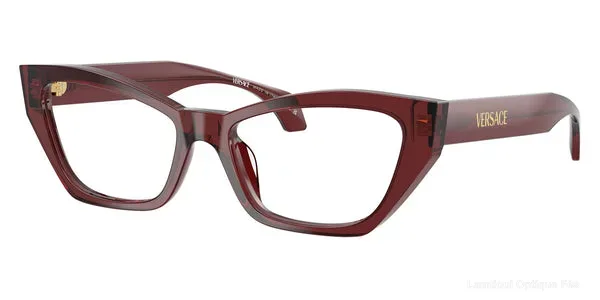 Lunettes de vue Versace VE3373U 5512 - Transparent Bordeaux authentique Versace - Lunettes de vue Fès Lamtioui Optique